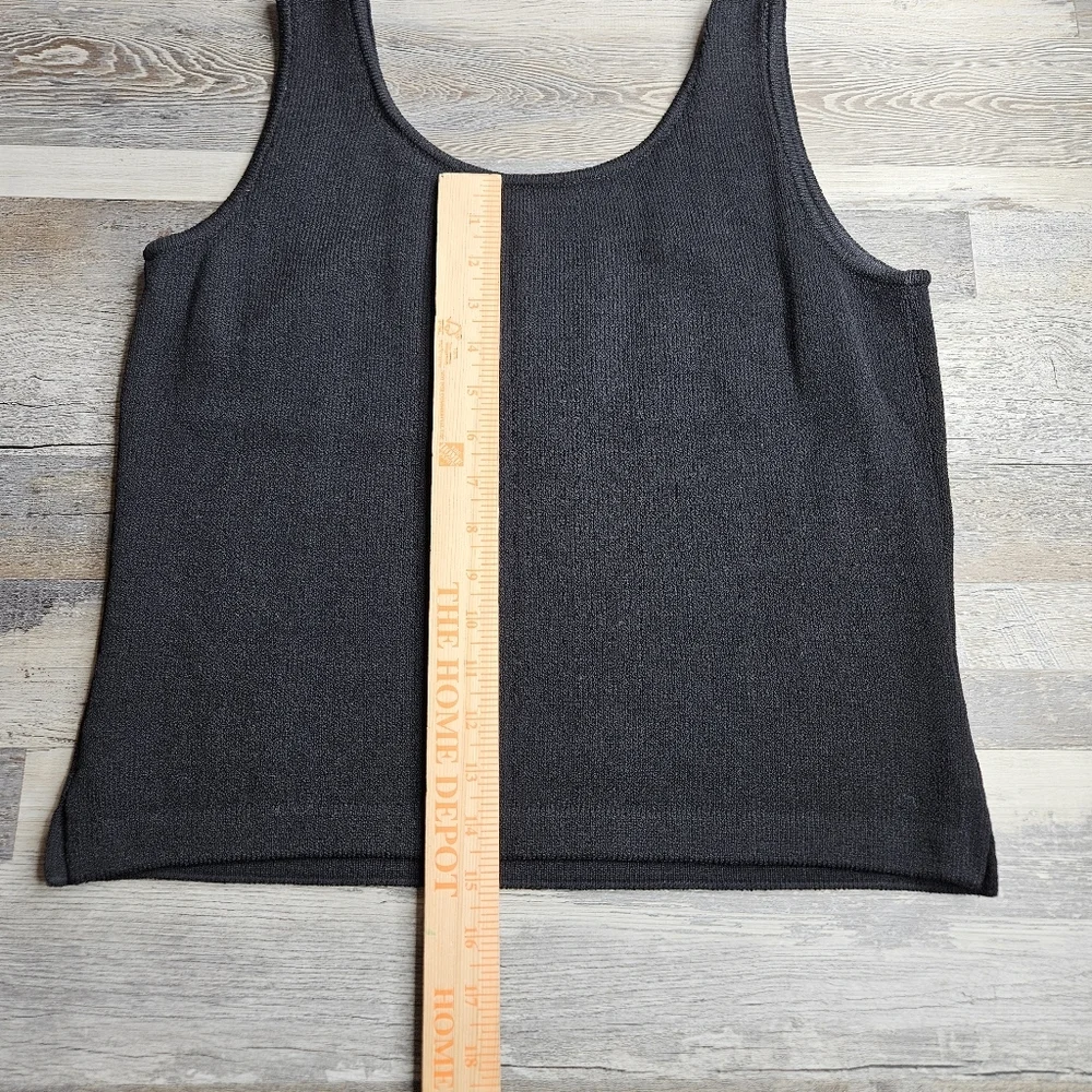 St. John Basics Black Tank Top Small - Picture 5 of 8